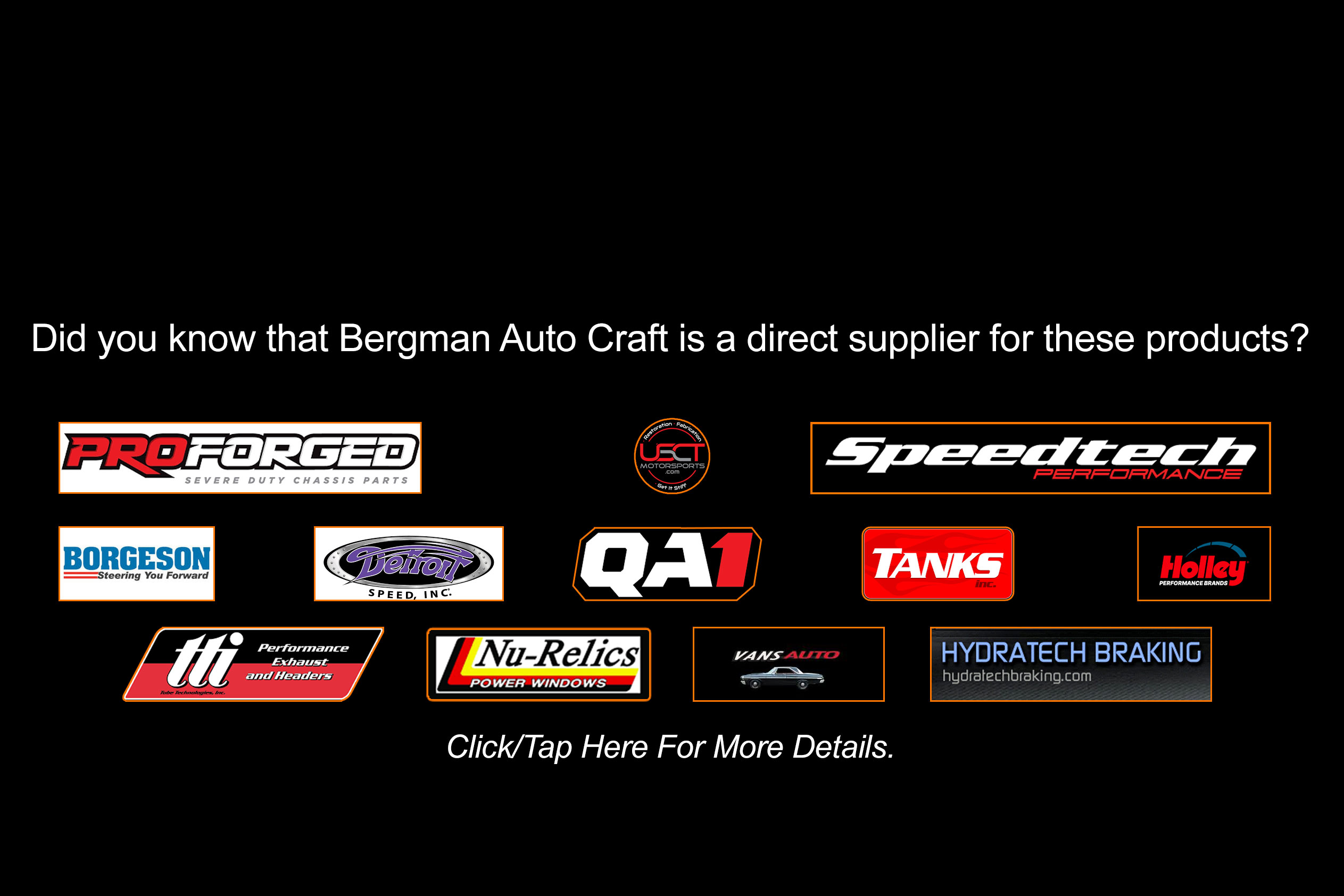 Contact Bergman Auto Craft
